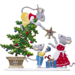 MAUS001-BE-Famille-de-souris-décorant-le-sapin-en-étain-à-poser-Wilhelm-schweizer