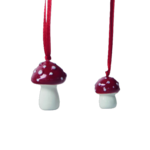 KH350-Champignons-ceramique-à-suspendre-set-de-2-décoration-de-noel