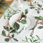 3002SU-HMW-Linoroom-Napkins-Holly-and-Misletoe-Vertical-LR4
