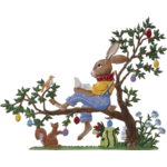 12728-BE-hase-liest-2028-lapin-lecteur-decoration-paques-etain-wilhelm-schweizer