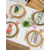 Serviettes lin fleurs grimpantes 1