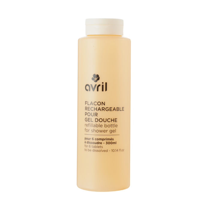 flacon-rechargeable-pour-gel-douche-350ml-orange-avril