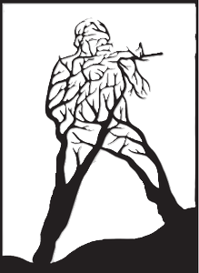Soldat végétal line