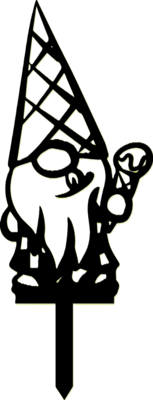 Ice-cream-Gnome-Stake