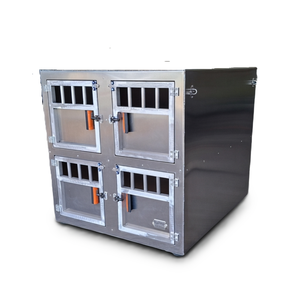 caisse de transport chien 4 compartiments