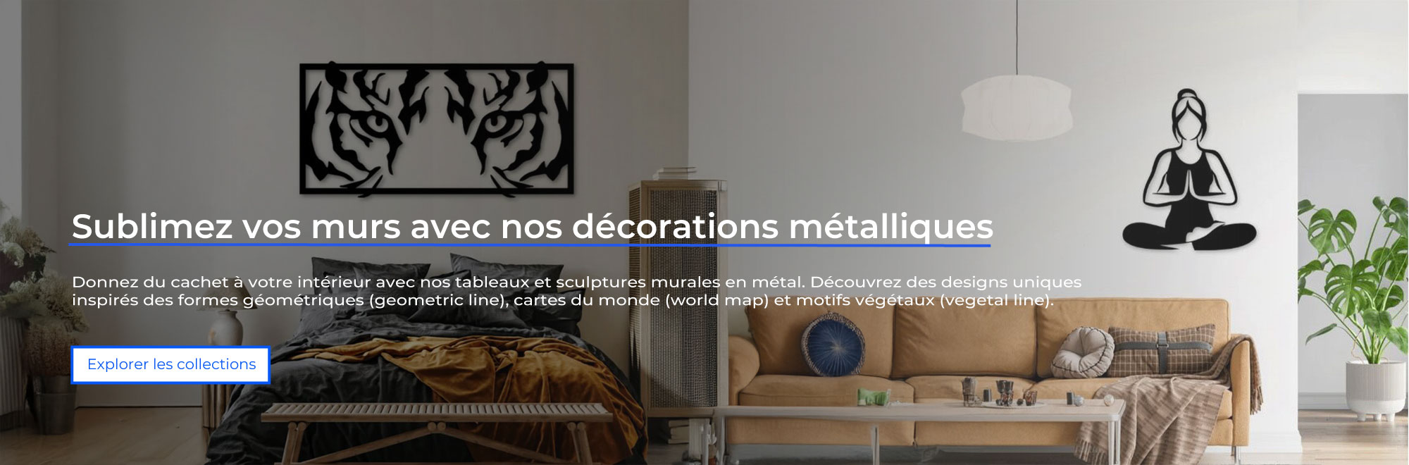 crea metal meca conception banniere decoration d interieur