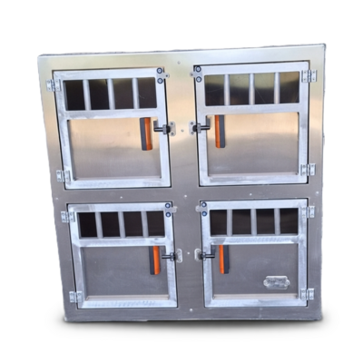 Caisse de transport chien 4 compartiments