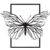 Papillon végétal line