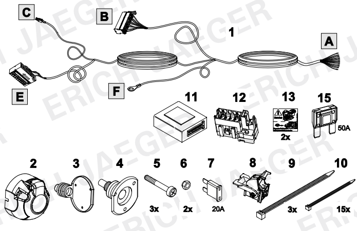 SET0741 Faisceau spécifique 208