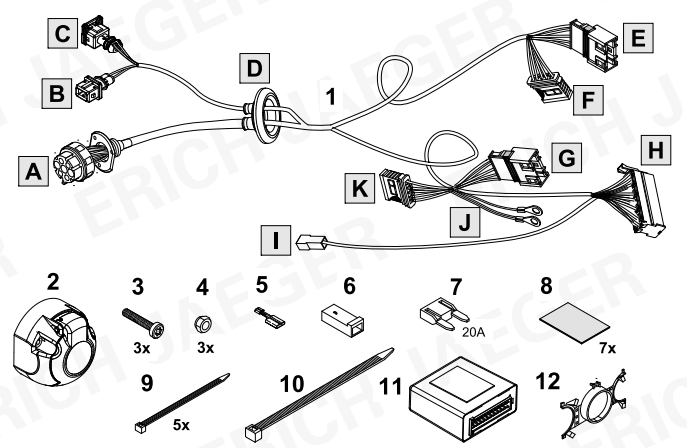 SET0961 Faisceau spécifique Dacia Logan 2 Berline à partir du 01/2017