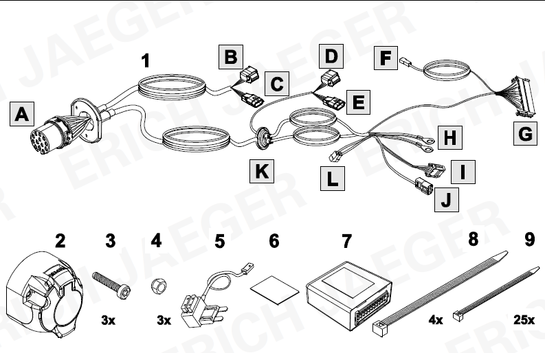 SET0914 Faisceau spécifique Talisman de 09/16 à 04/20 (13 broches)