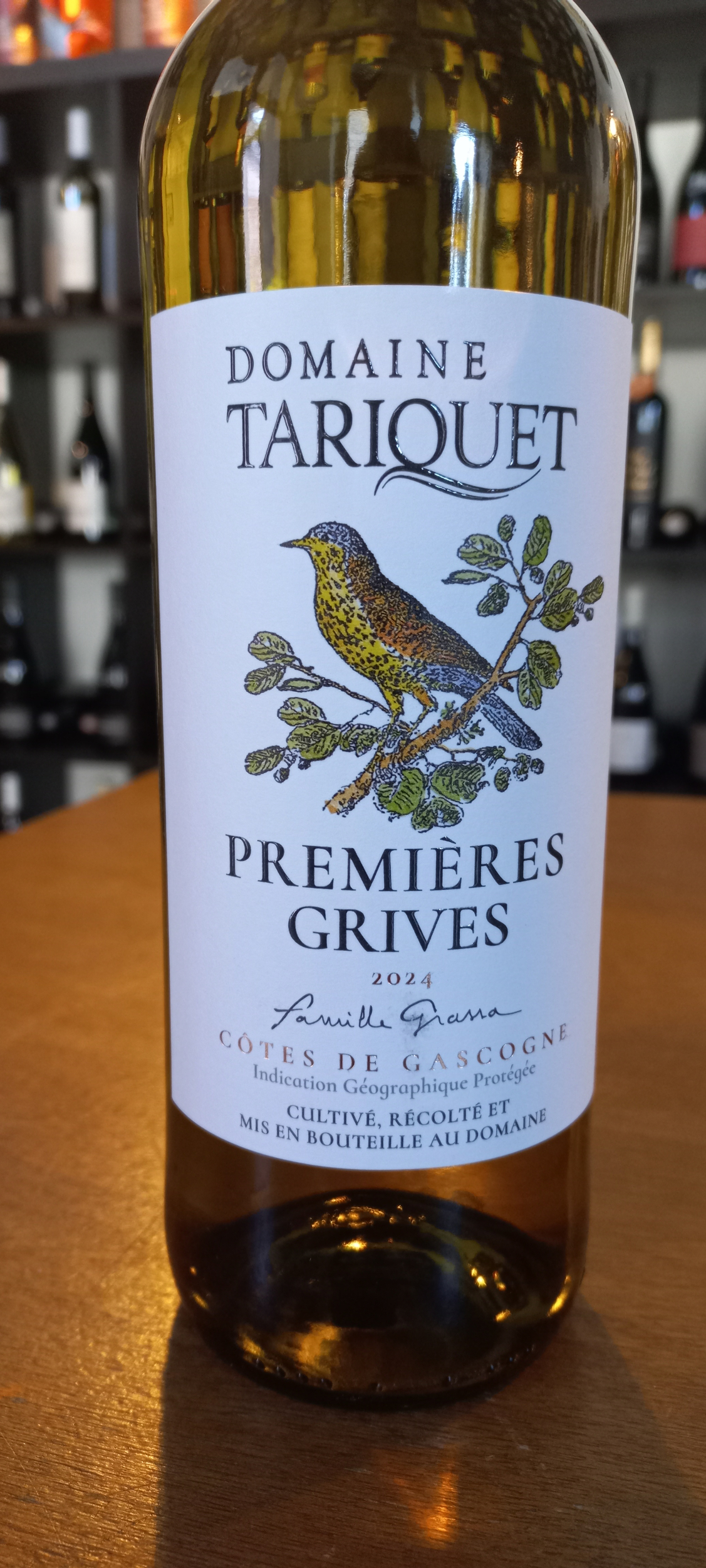 Domaine Tariquet. 1ères Grives
