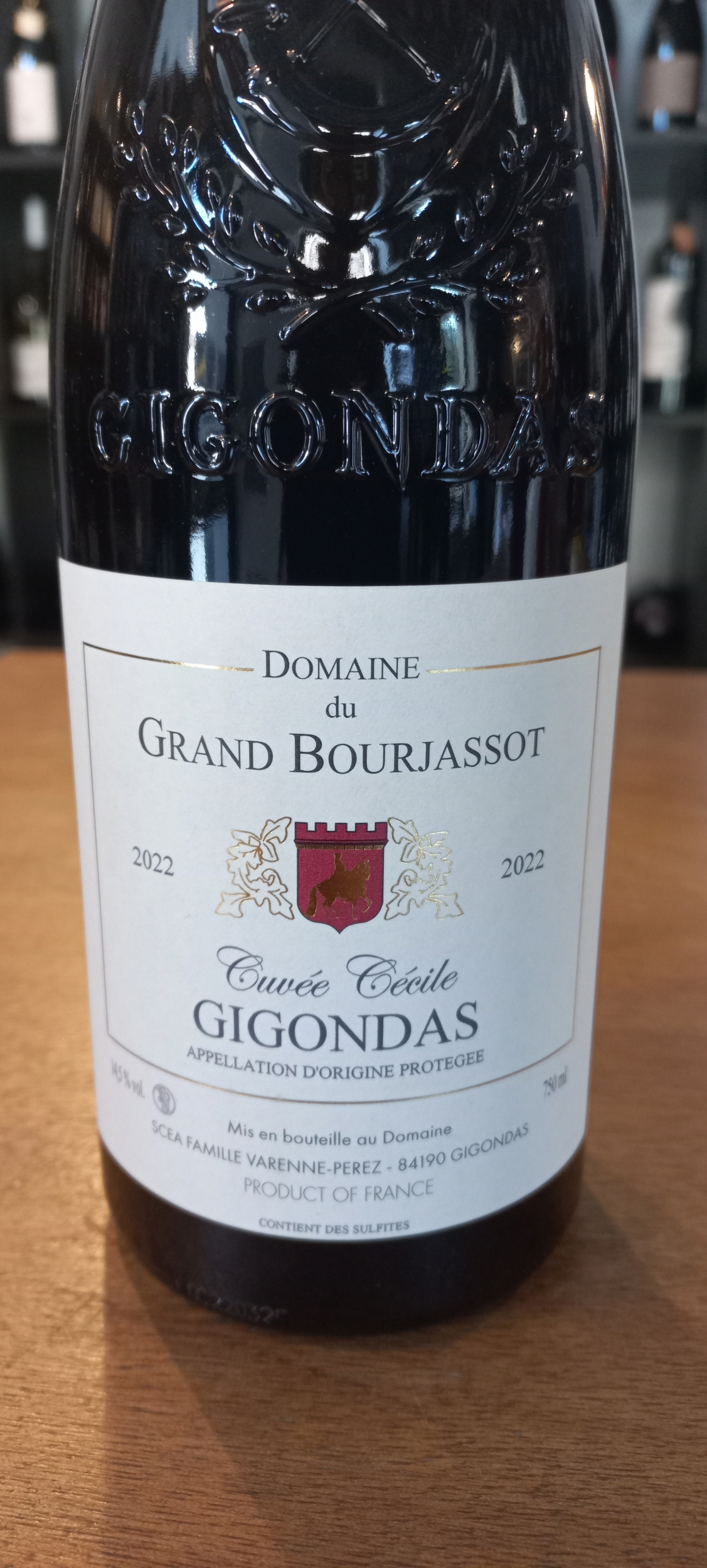 Domaine du Grand Bourjassot. Cuvée Cécile 2022