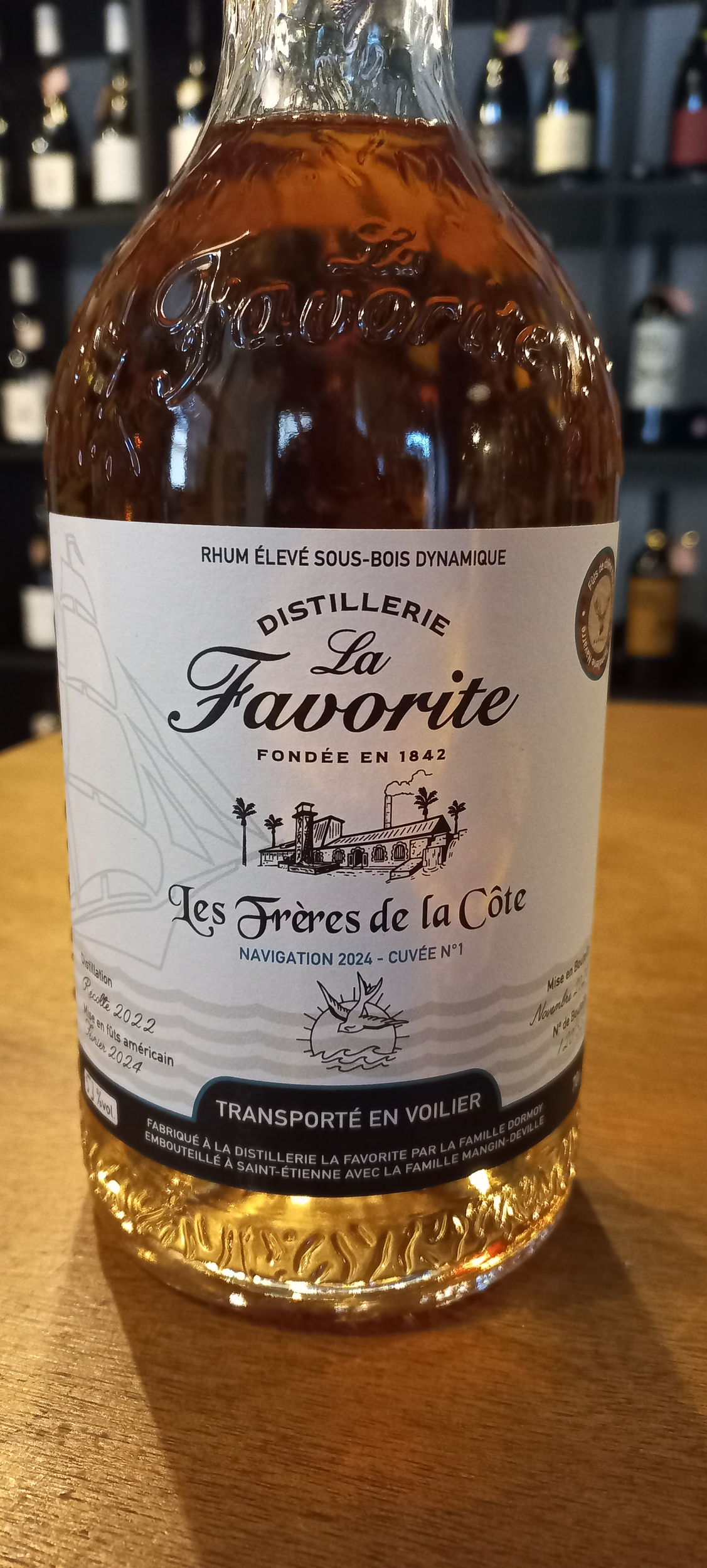 Rhum La Favorite. Navigation 2024. Cuvée N°1. 2