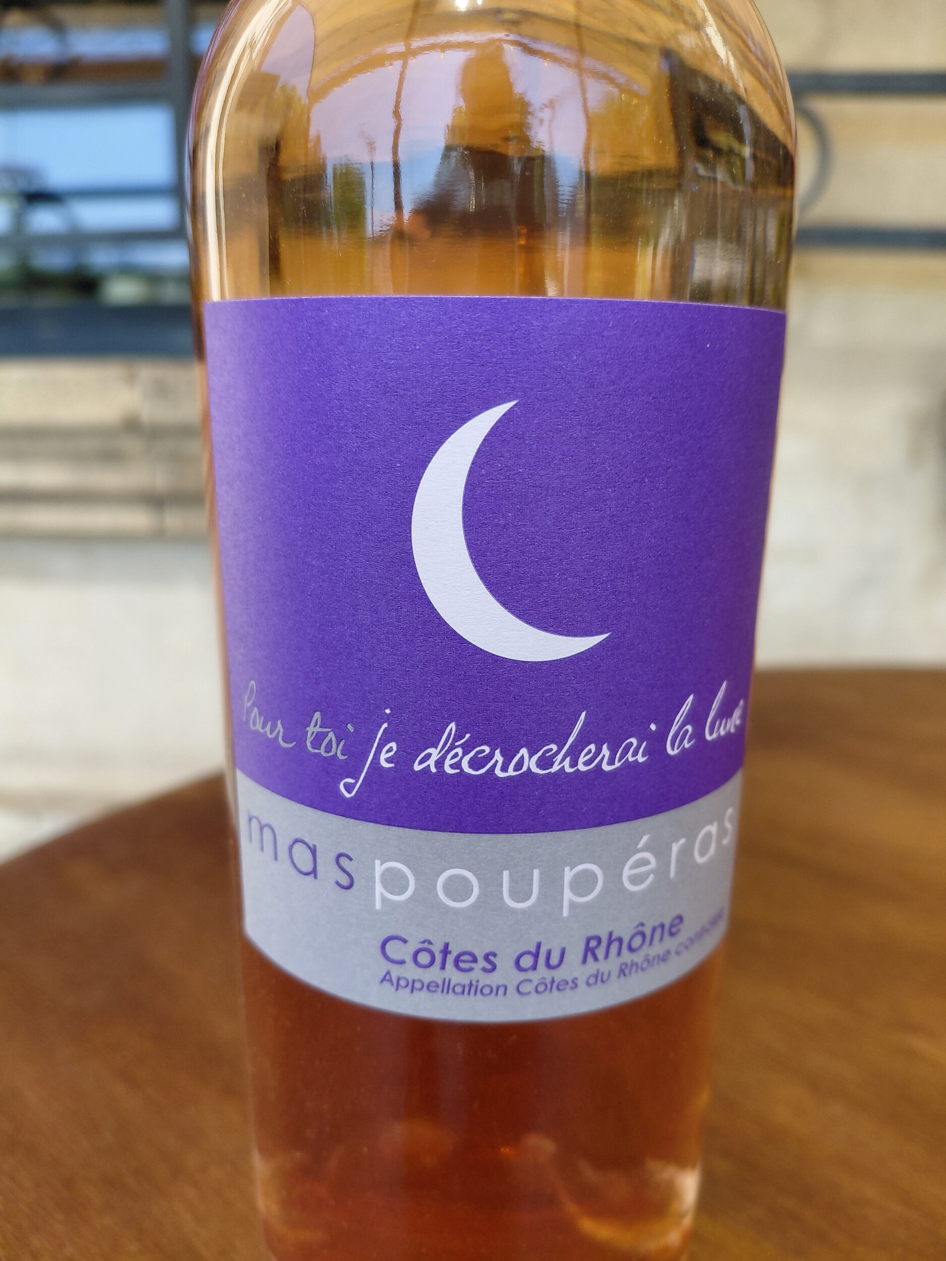 Mas Poupéras. Pour Toi, je Décrocherai la Lune Rosé. 2 - Copie