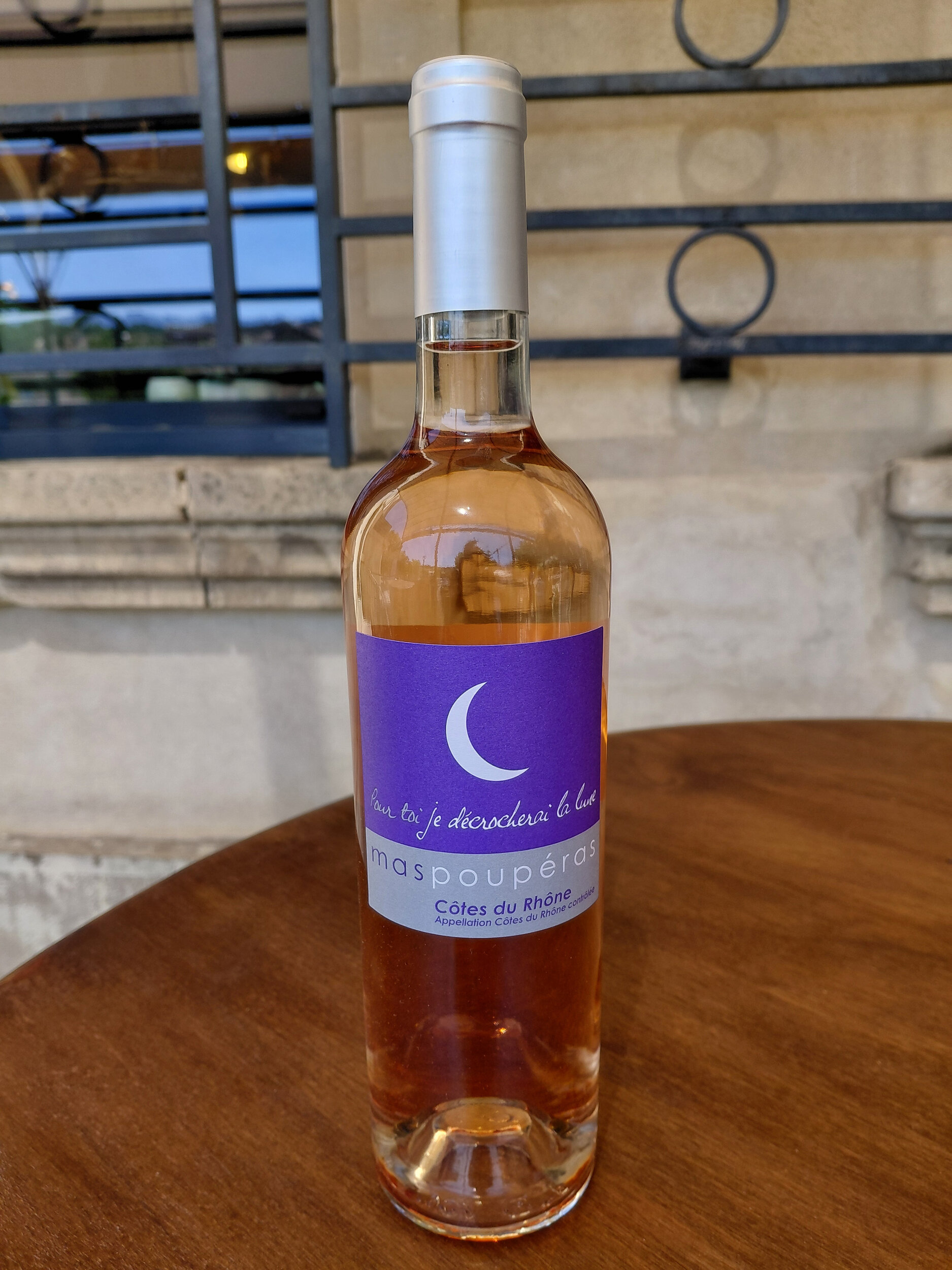 Mas Poupéras. Pour Toi, je Décrocherai la Lune Rosé - Copie