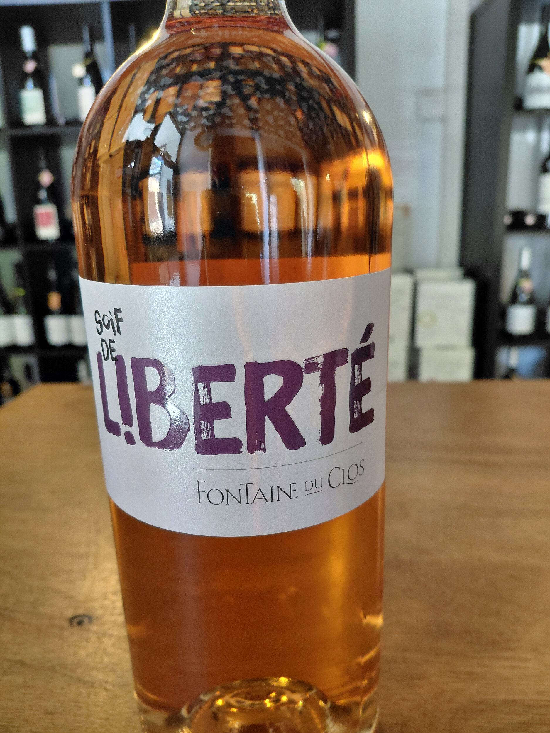 Fontaine du Clos. Soif de Liberté Rosé. Magnum