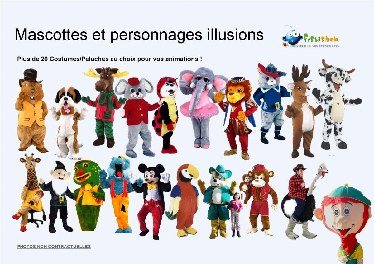 Mascottes-zoom