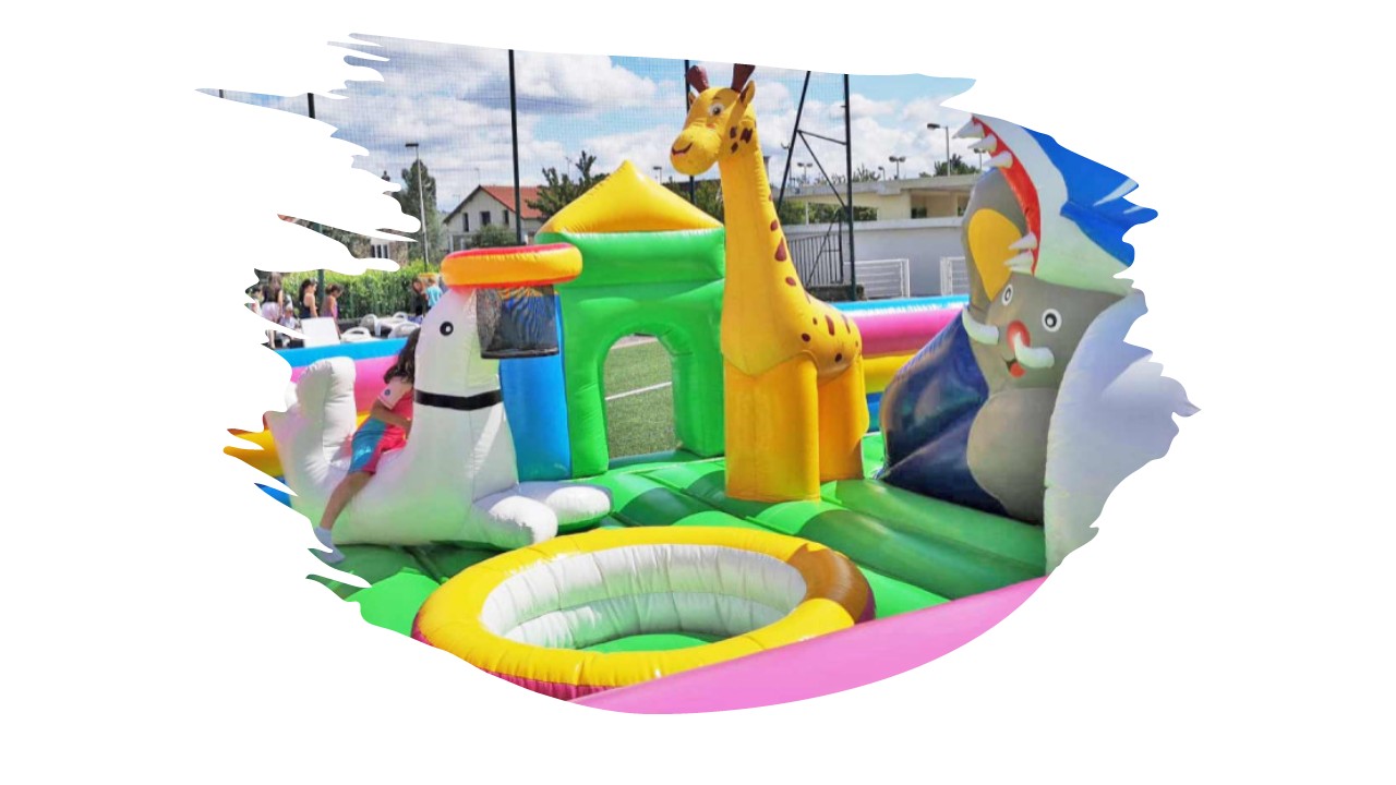 parc animaux gonflable