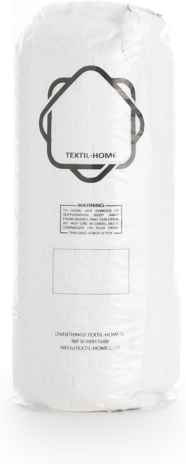 Textilhome Oreiller Ergonomique Mémoire de Forme 70 cm Aloe Vera 70 cm 1 unité 8