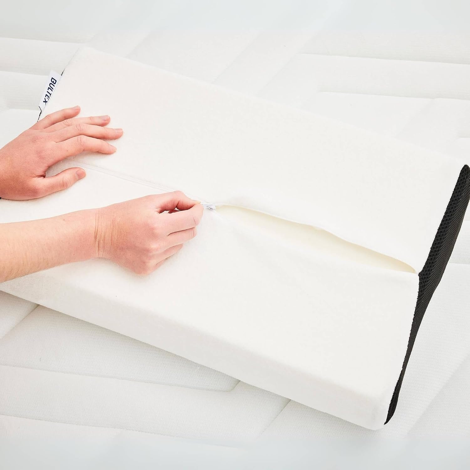 Oreiller ergonomique Bultex à mémoire de forme 33x52 4