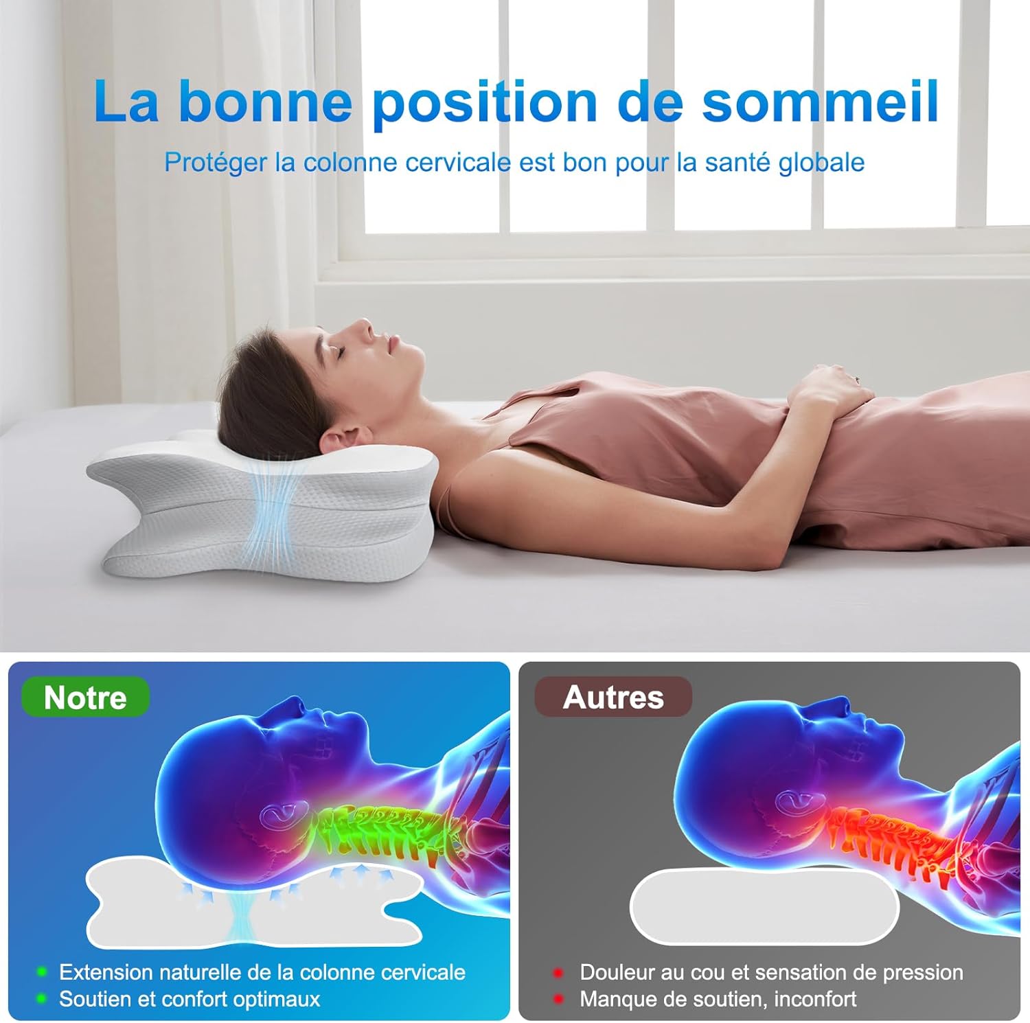 HotHands-Oreiller-Mémoire-De-Forme-Pour-Alignement-Optimal-De-La-Nuque