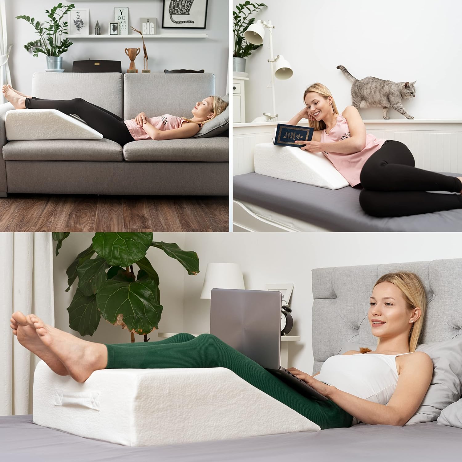 Dreamzie - Coussin Jambes Surélevé - Mémoire de Forme - Ergonomique Lit 6