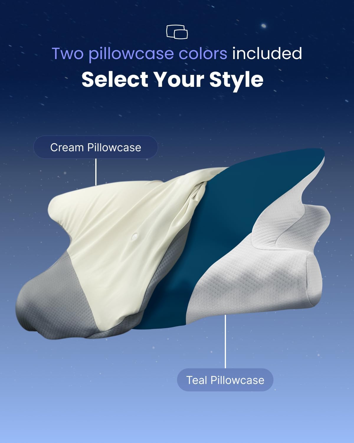 RENPHO-Oreiller-Ergonomique-Idéal-Pour-Toutes-Positions-De-Sommeil