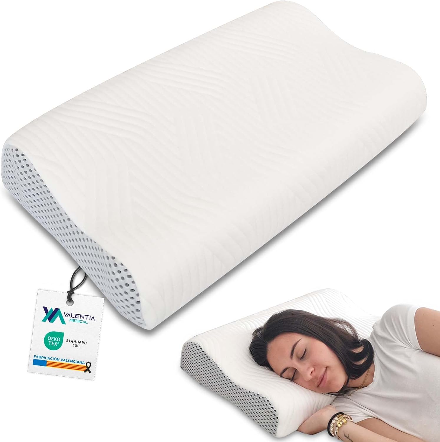 VALENTIA-MEDICAL-Oreiller-Ergonomique-Cervical-Soutien-Optimal
