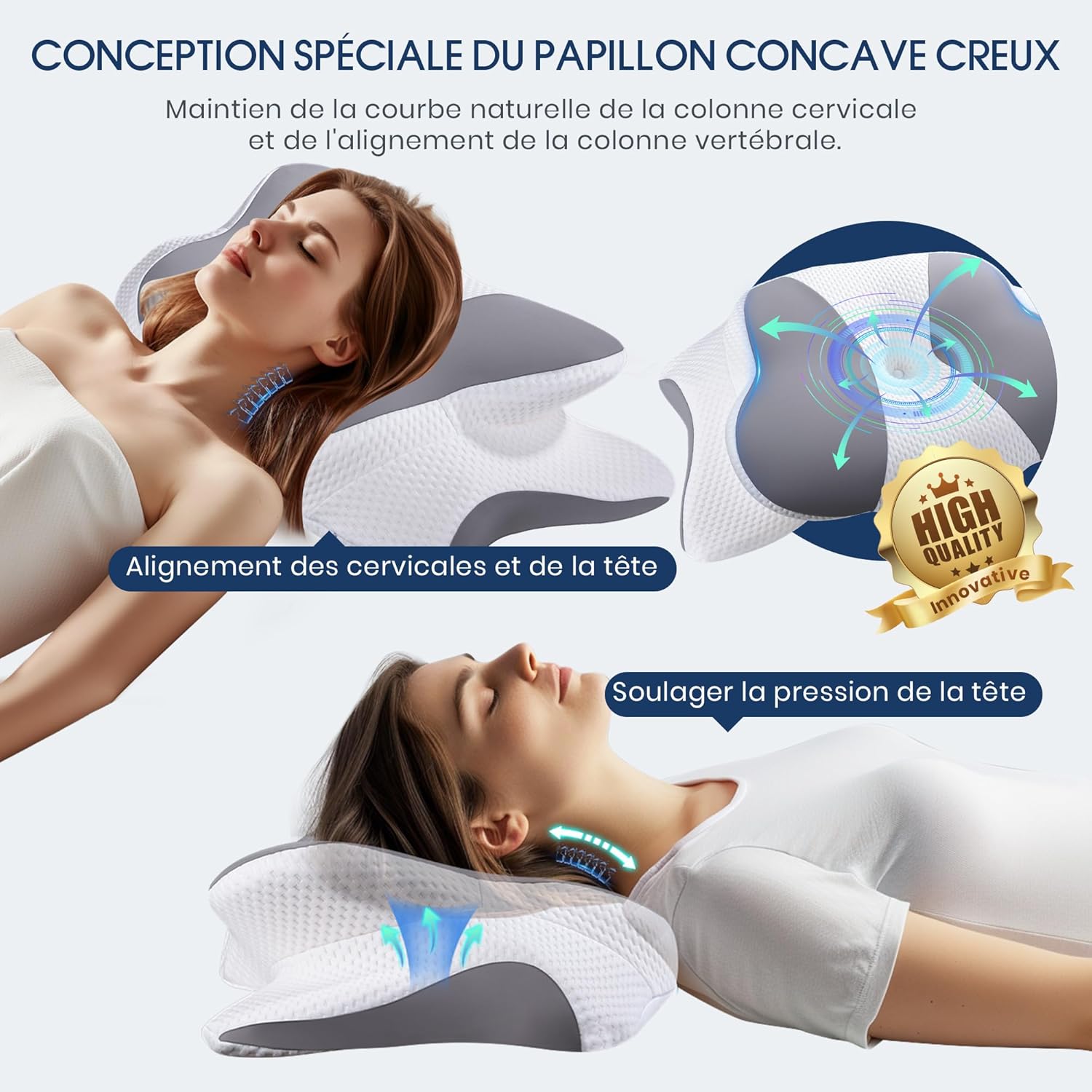 Oreiller-Memoire-De-Forme-Alignement-Cervical