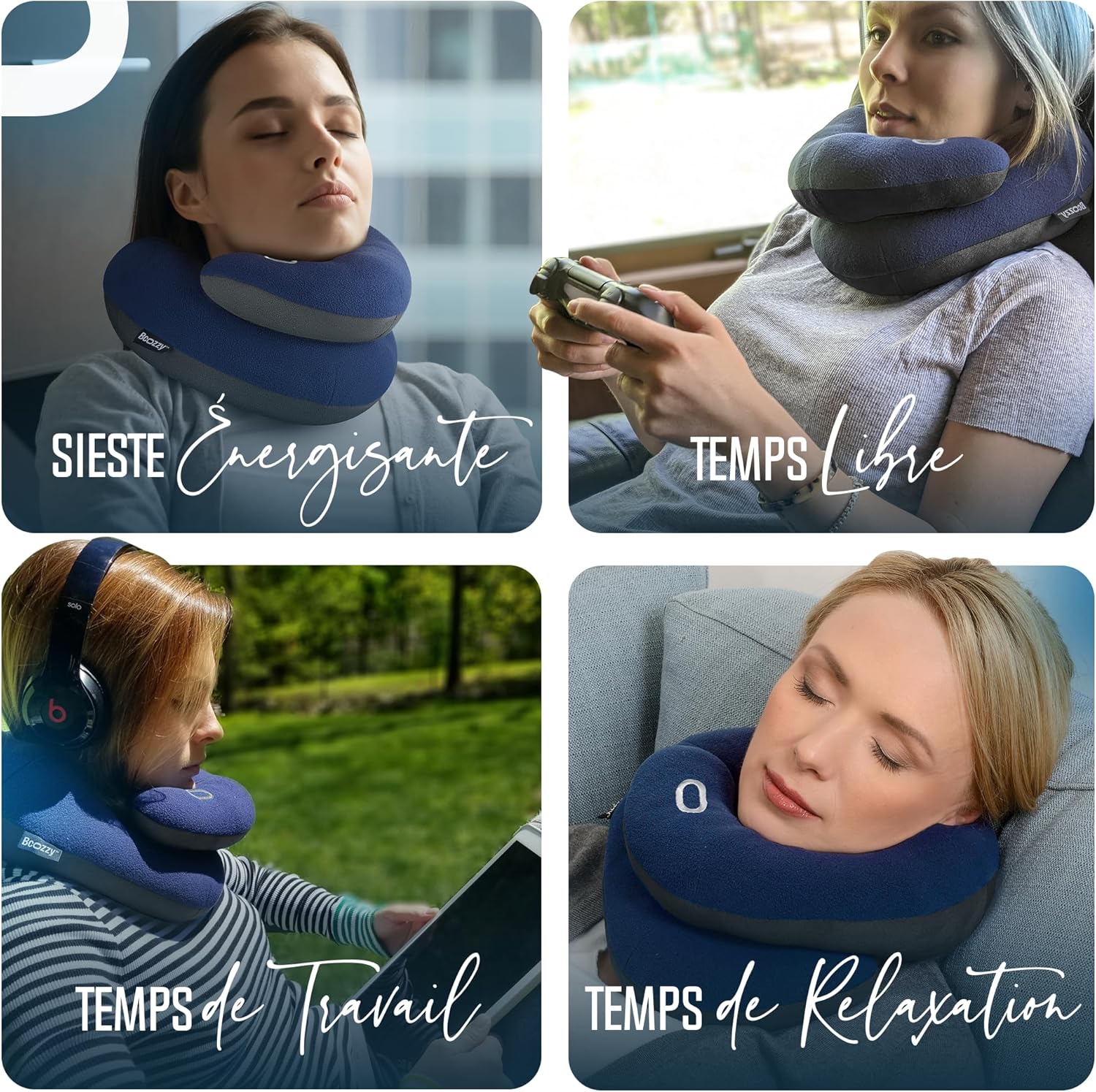 Oreiller-De-Voyage-BCOZZY-Double-Soutien-Tête-Cou-Menton
