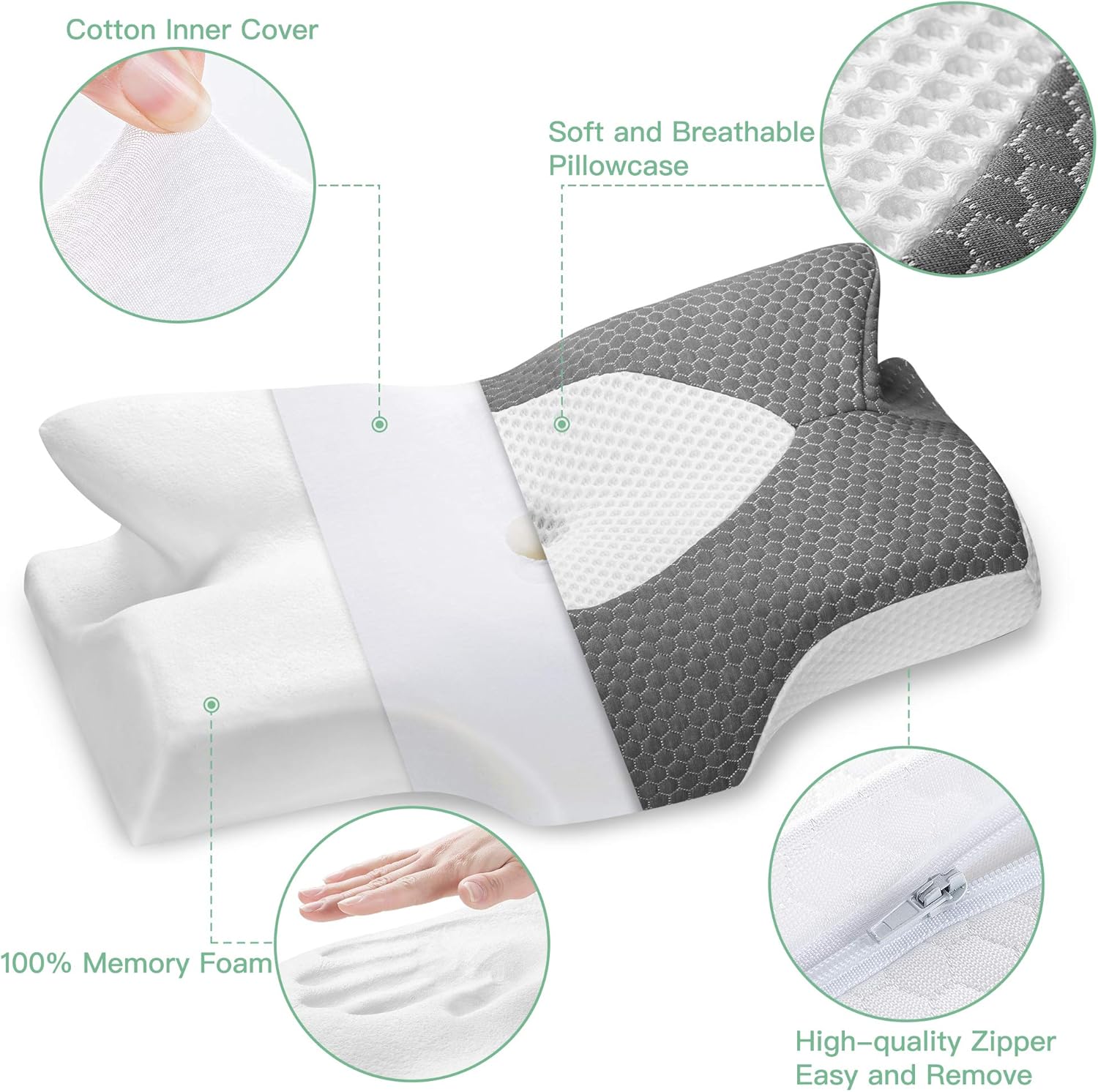 Oreiller-Ergonomique-Elviros-Design-Orthopedique-Gris