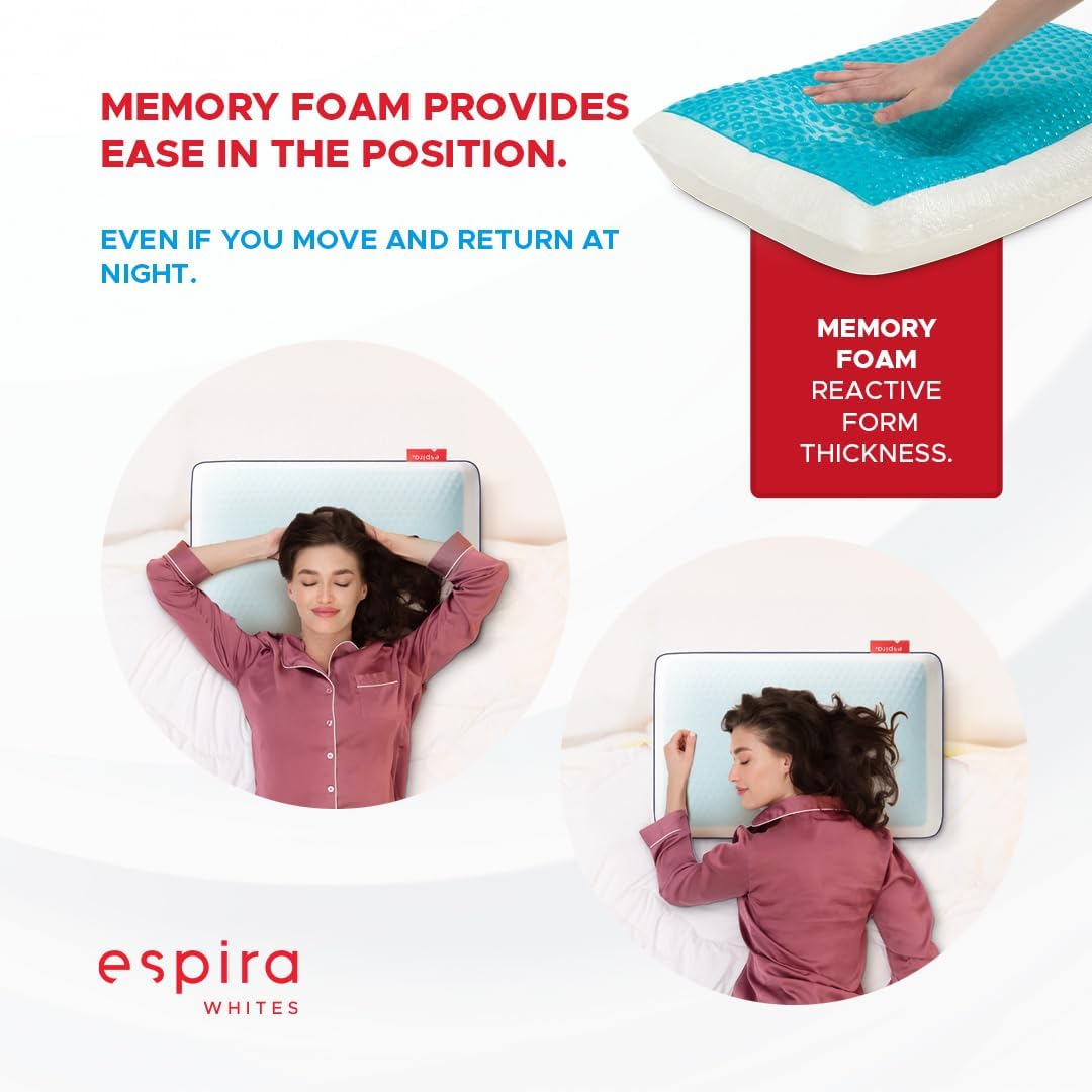 Espira-Oreiller-Ergonomique-Technologie-Gel-Avec-Soutien-Dur-Ferme
