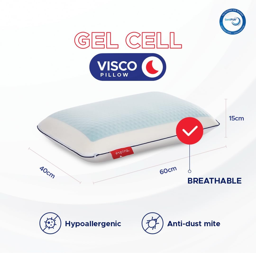 Espira-Gel-Cell-Oreiller-Dur-Ergonomique-Rafraichissant
