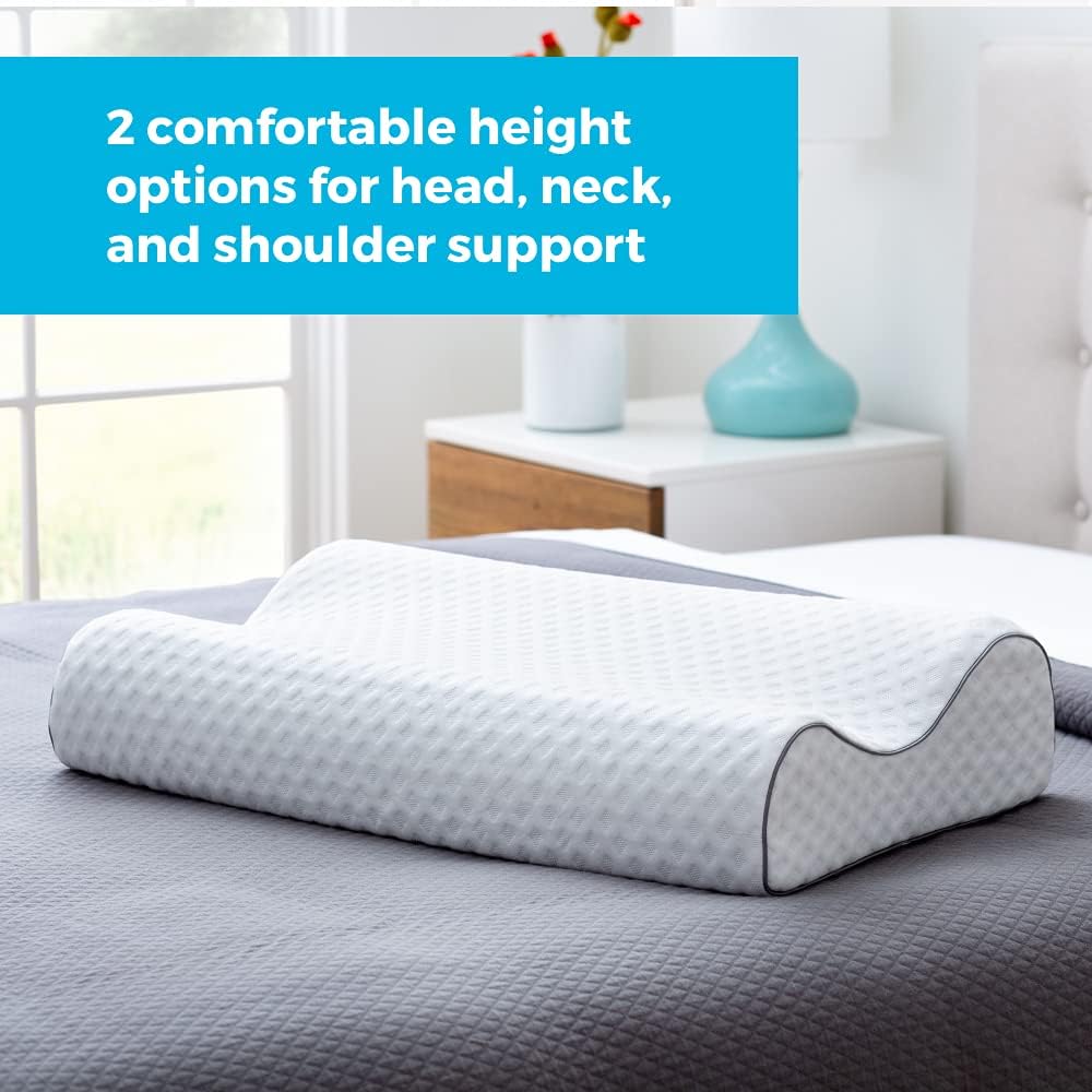 Linenspa-Oreiller-Ergonomique-Charbon-Actif-De-Bambou