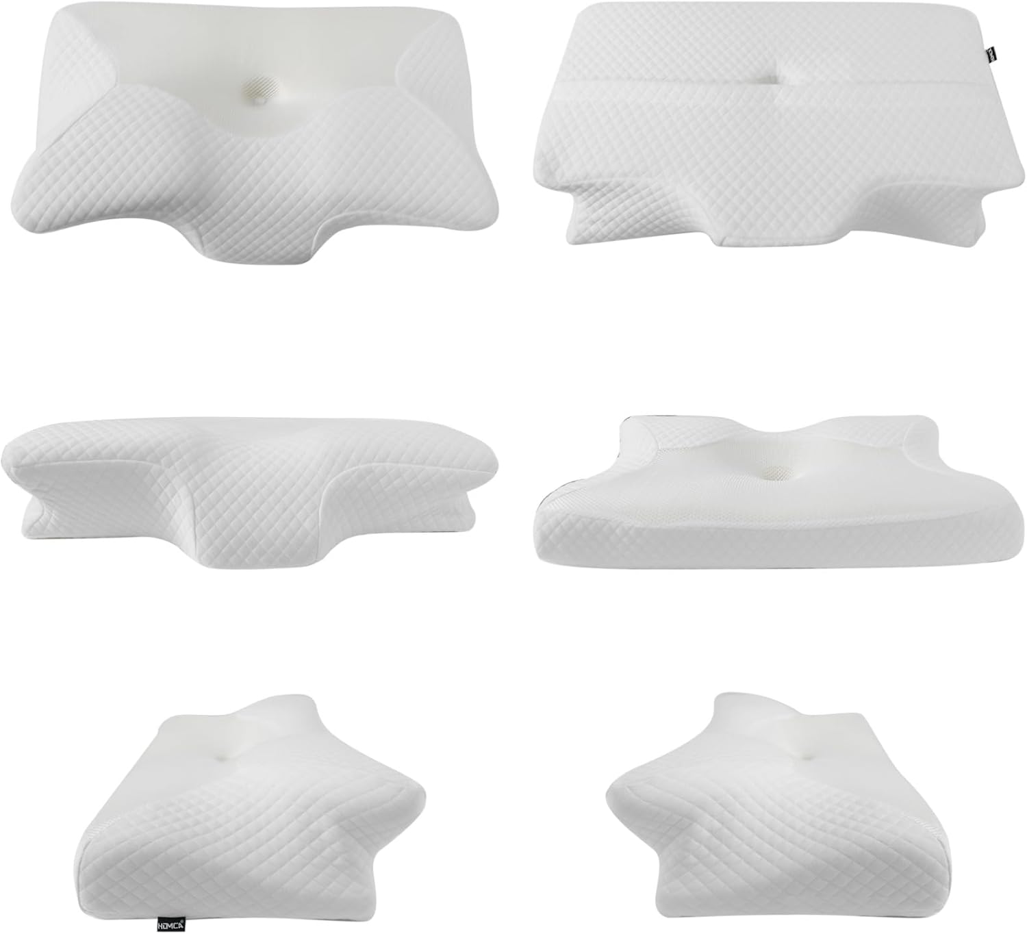 HOMCA-Oreiller-Ergonomique-Avec-Housse-Lavable