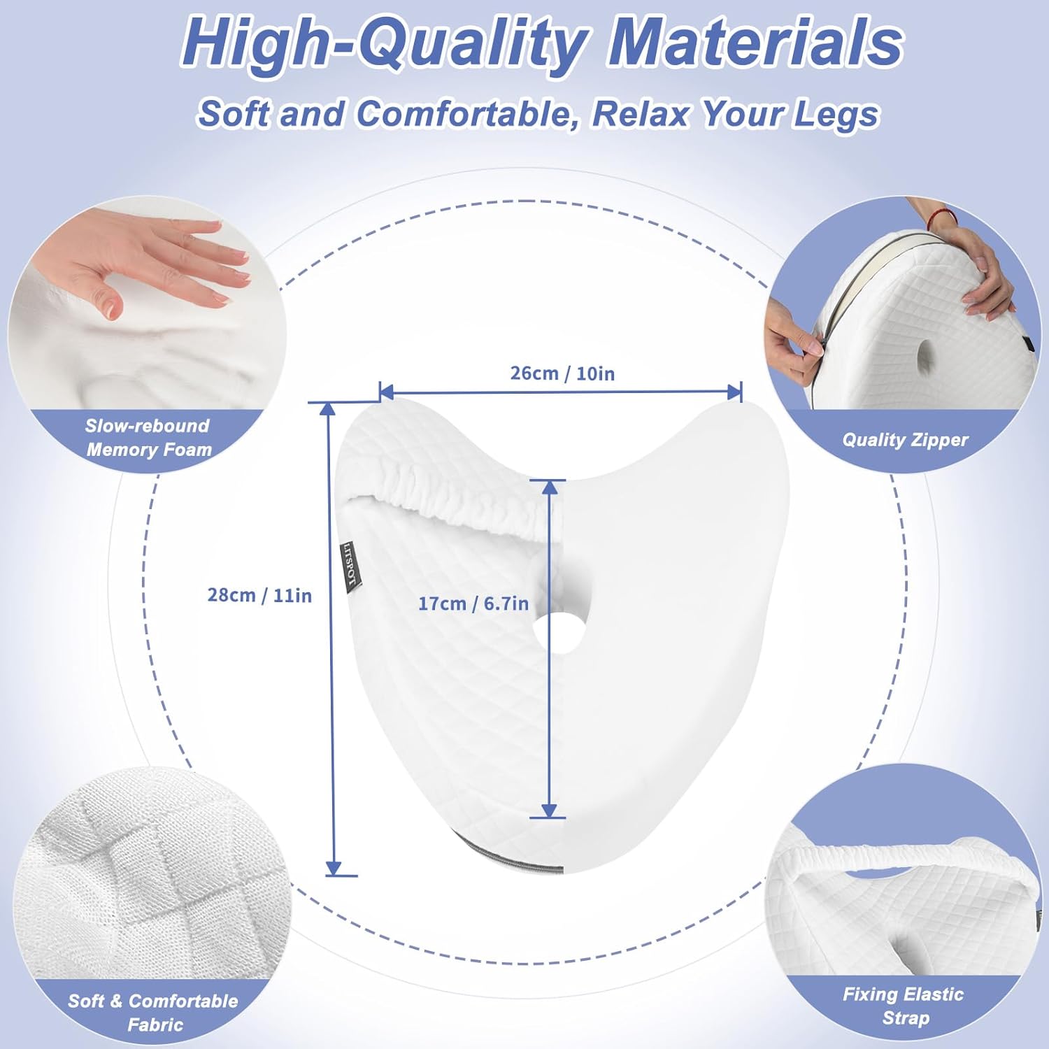 Oreillers-Ergonomique-De-Haute-Qualite-Doux