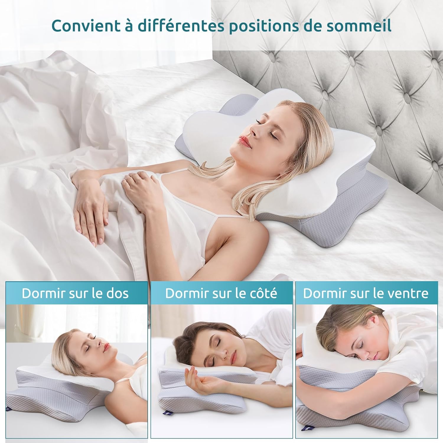 donama-oreiller-ergonomique-cervical-dormeurs-sur-le-cote-le-dos-et-le-ventre-63x38x9-14cm-gris-clair