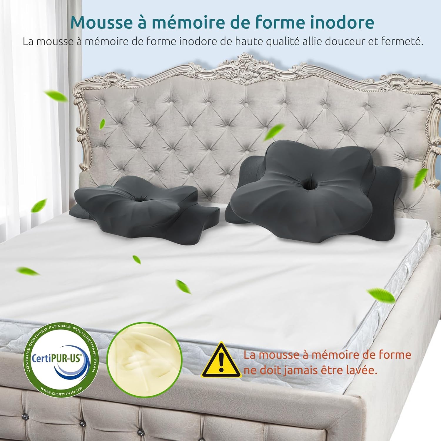 donama-oreiller-ergonomique-cervical-mousse-a-memoire-de-forme-inodore-63x38x14-cm-gris-fonce