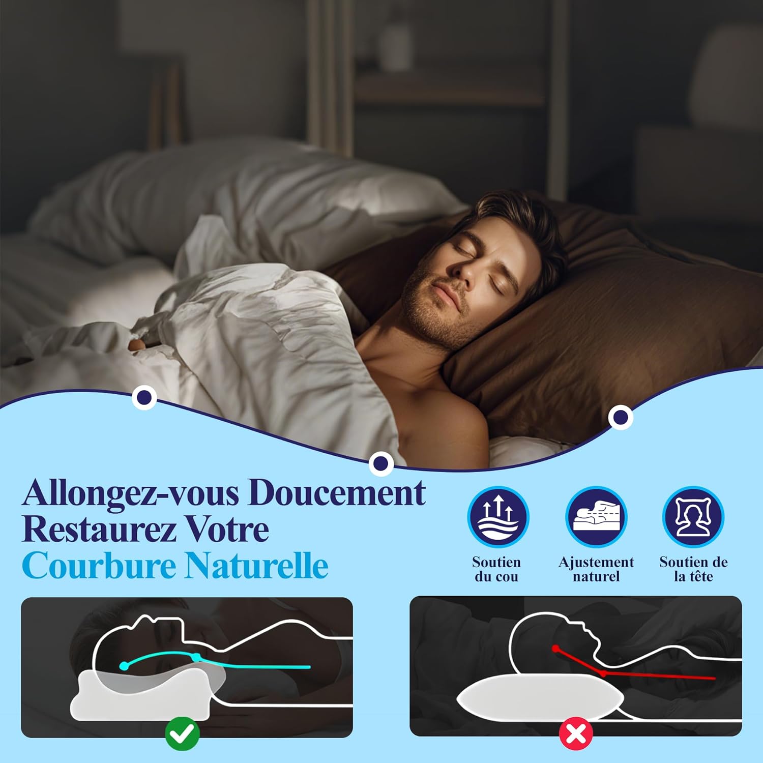cloudetoile-oreiller-ergonomique-cervical-anti-douleur-60x35x10-12-cm