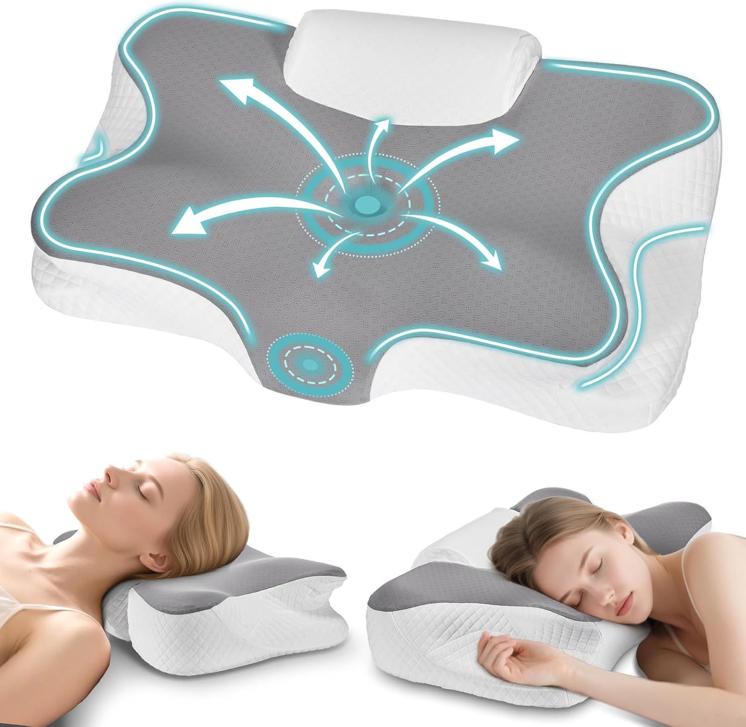 levesolls-oreiller-ergonomique-cervical-2-en-1-mousse-a-memoire-de-forme-double-hauteur-housse-lavable-61-x-41-x-12-13-cm