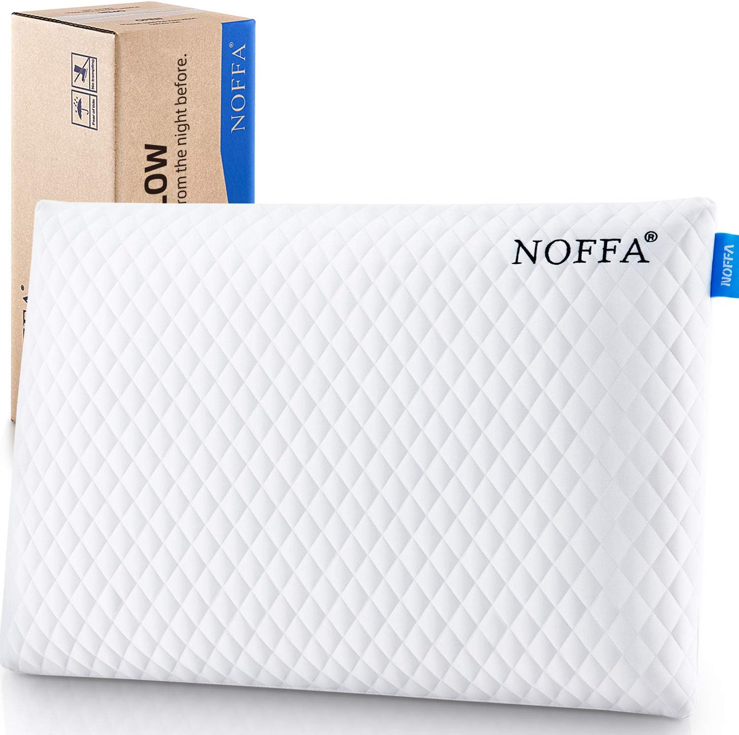 noffa-oreiller-ergonomique-plat-ferme-amemoire-forme-sommeil-sur-ventre-60x40x6cm