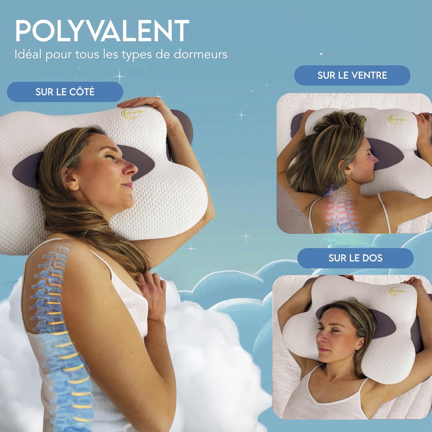 Solaurent-oreiller-ergonomique-memoire-de-forme-gris