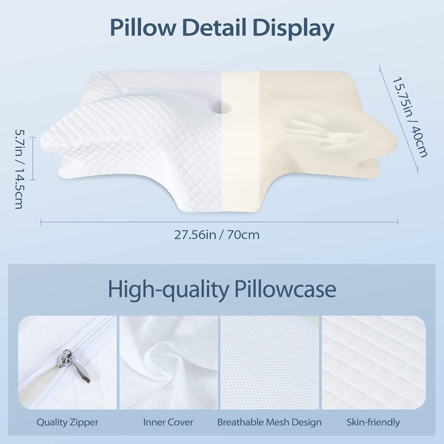 homca-oreiller-cervicales-ergonomique-70-x-40-x-8-5-14cm-blanc