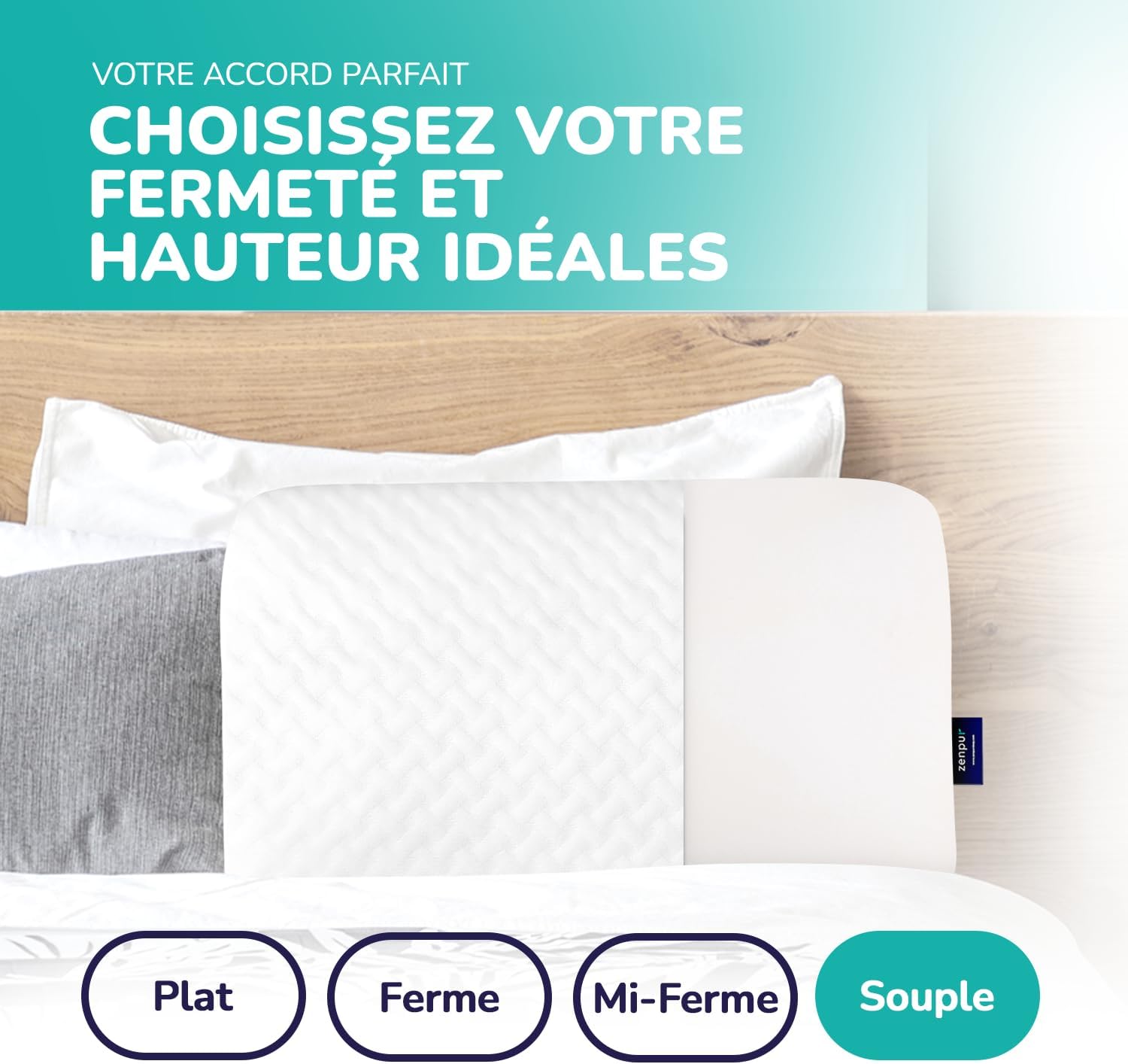 zenpur-lot-de-2-oreillers-ergonomiques-souples-40-x-60-x-13-cm