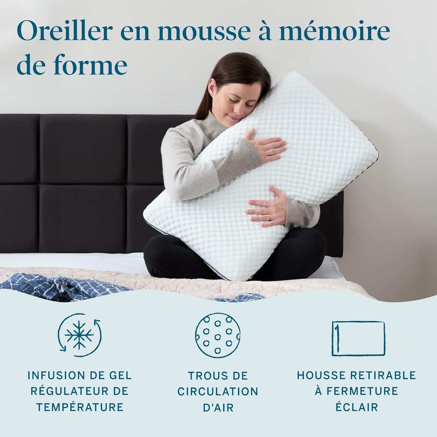 lucid-oreiller-a-memoire-de-forme-housse-lavable-blanc-60-x-40-cm