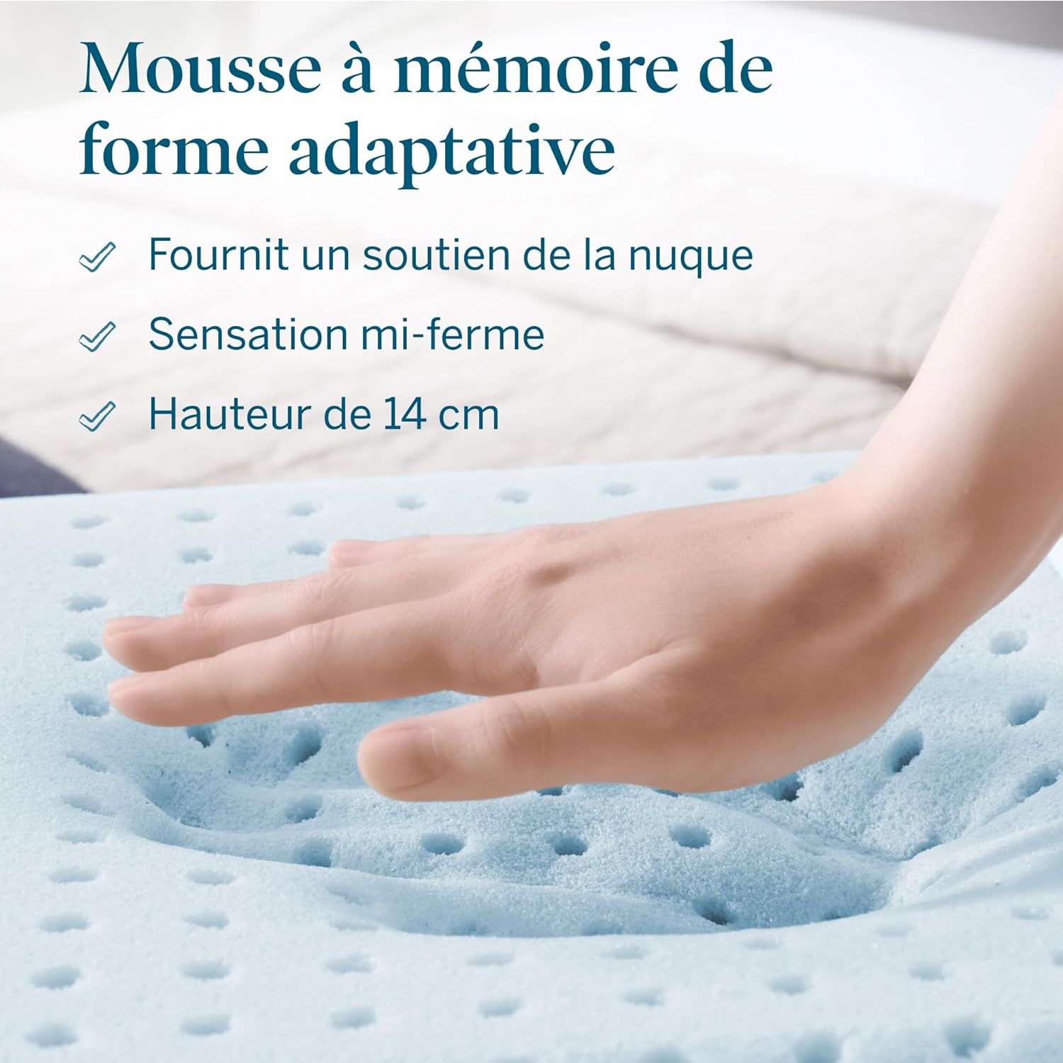 lucid-oreiller-a-memoire-de-forme-soutient-cervical-rafraichissant-housse-lavable-blanc-60-x-40-cm