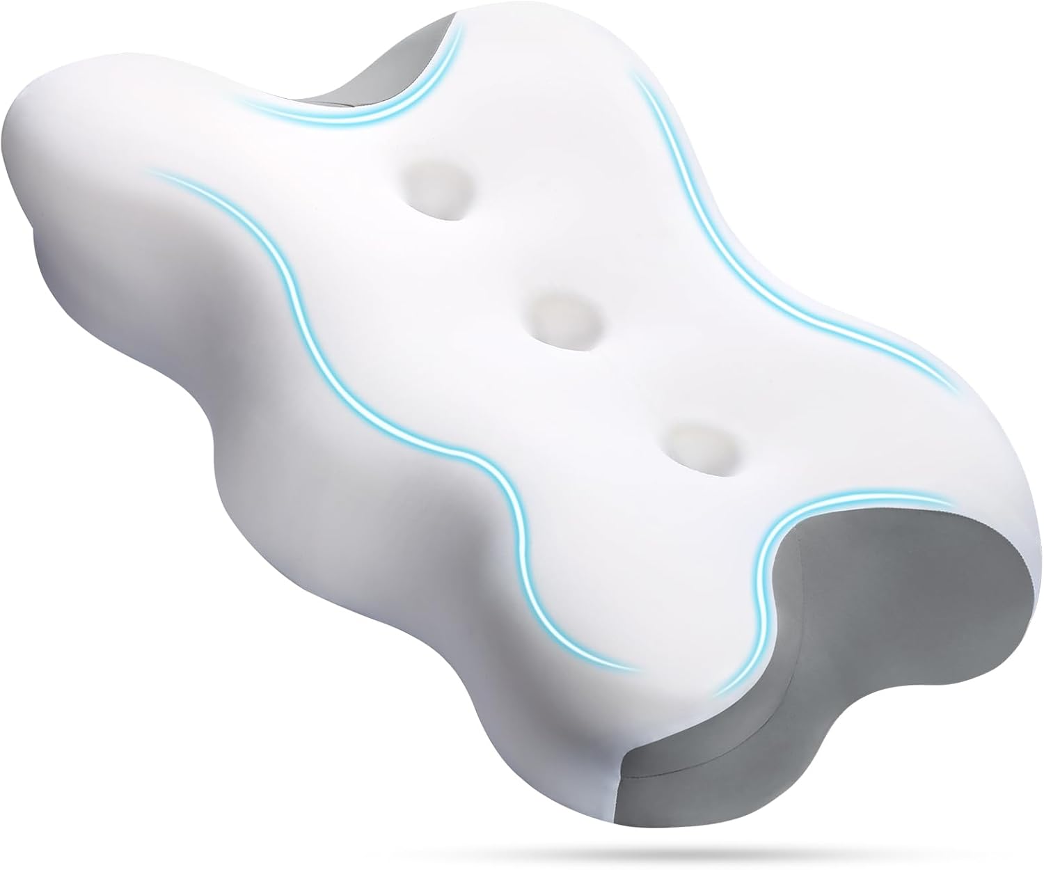 oreiller-ergonomique-cervical-euqvunn-pour-douleurs-cervicales-oreiller-orthopedique-62x-36x8-12-cm-blanc-gris