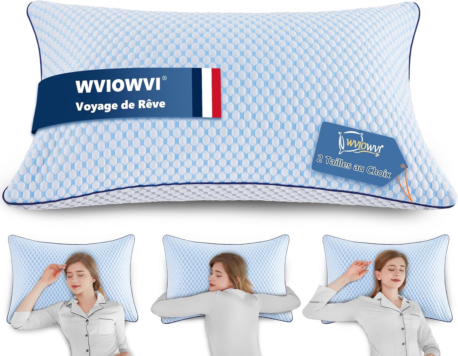 oreiller-ergonomique-wviowvi-reglable-plat-avec-taie-oreiller-et-fermeture-eclair-50x70-cm-bleu-et-gris