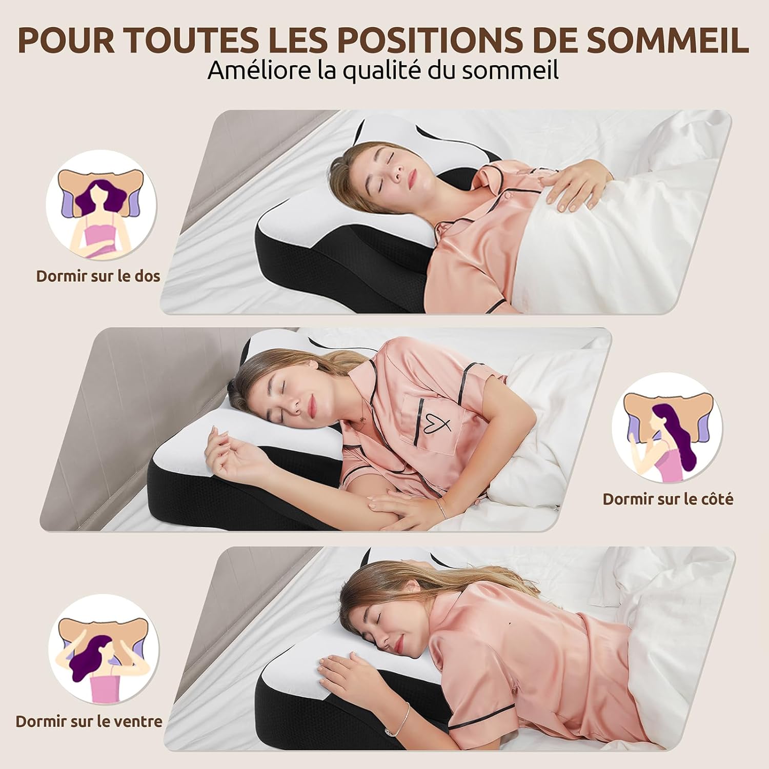 oreiller-ergonomique-donama-pour-dormeurs-sur-le-cote-sur-le-dos-sur-le-ventre-noir-blanc-66x37x13-cm